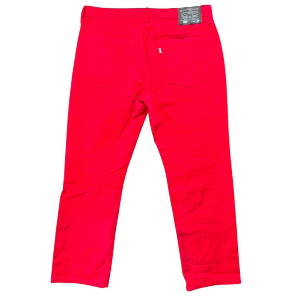 Levis 541 Athletic Taper Jeans Mens 36x30 Red Denim Pants 100% Cotton 541-0925 - Picture 2 of 6